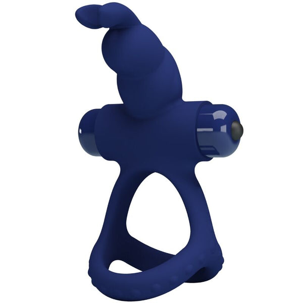 Pretty Love – Luchito double anneau vibrant lapin bleu