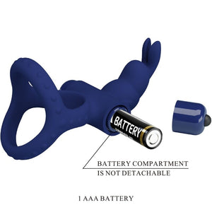 Pretty Love – Luchito double anneau vibrant lapin bleu