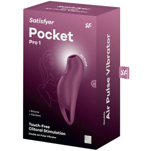 Satisfyer – Pocket pro 1 stimulateur de clitoris grenat