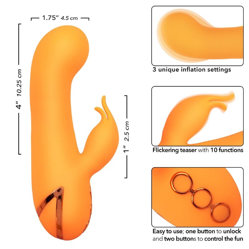 CALEXOTICS - MONTECITO MUSE VIBRADOR RABBIT NARANJA VAN CALIFORNIA DREAMING