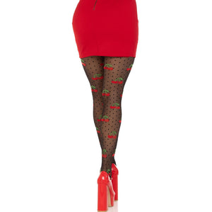 Leg Avenue – Bas taupes cerise noire