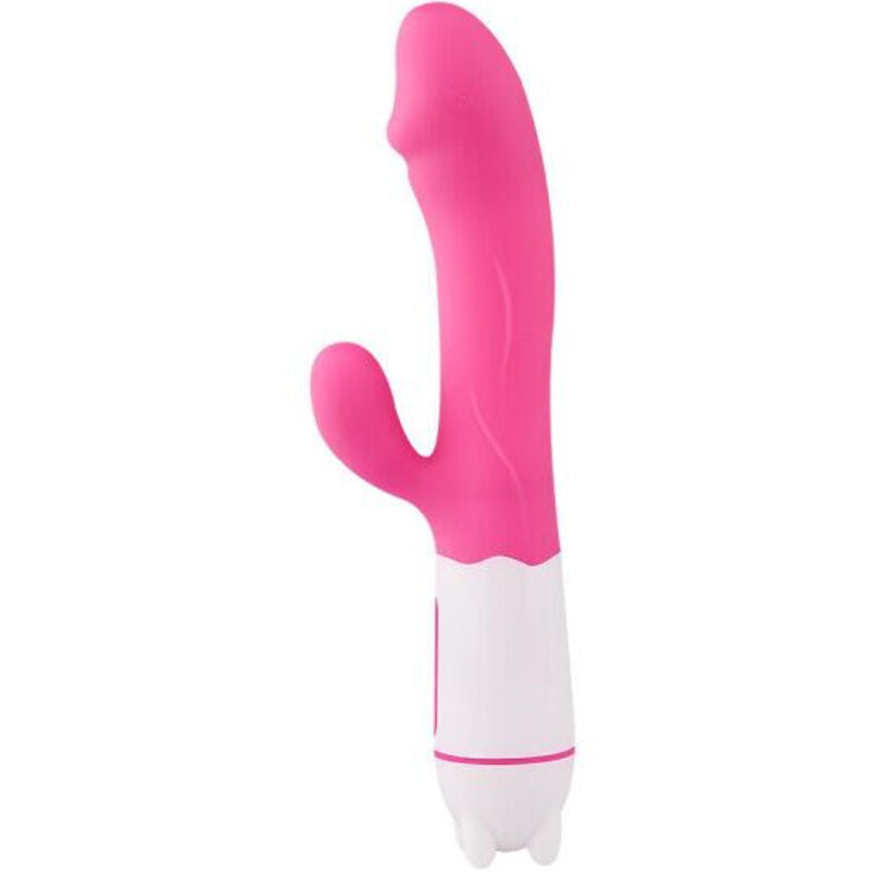ARMONY - HAPPY VIBRADOR &amp; RECHARGEABLE ESTIMULATOR FUCSIA
