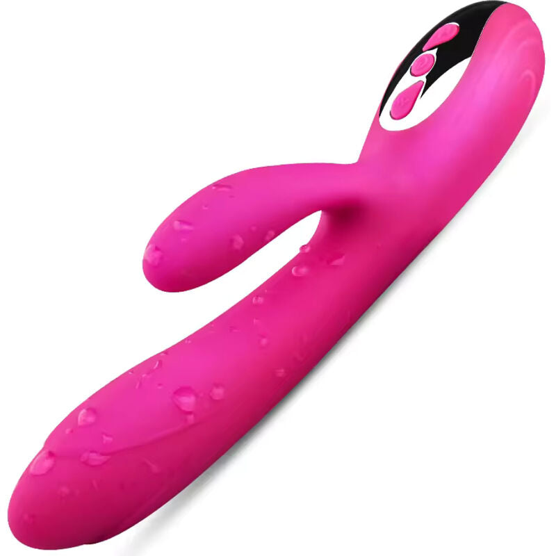 ARMONY - FLEXIBELE VIBRADOR &amp; ESTIMULATOR EFECTO CALOR FUCSIA