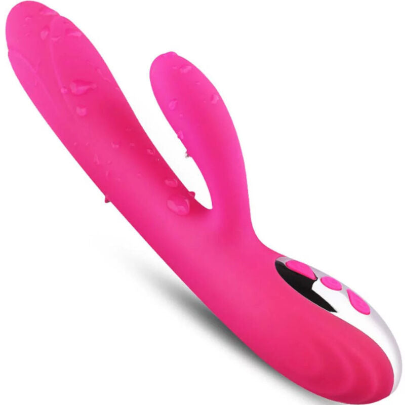 ARMONY - FLEXIBELE VIBRADOR &amp; ESTIMULATOR EFECTO CALOR FUCSIA
