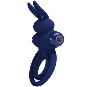Pretty Love – Darey double anneau vibrant lapin bleu