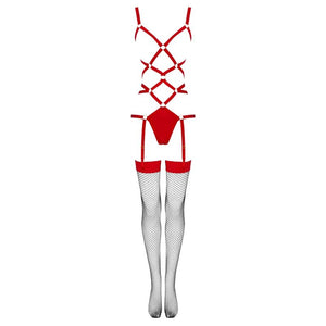 Livco Corsetti Fashion – Thiara lc 20213 ensemble corps + bas rouge