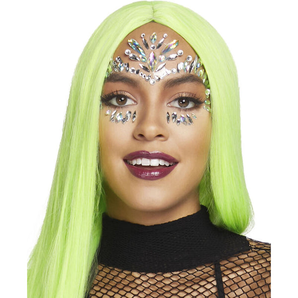 Leg Avenue – Bijou adhésif pour le visage iris