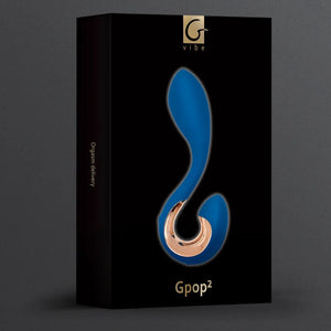 G-Vibe – Gpop 2 vibrateur g et p point bleu indigo