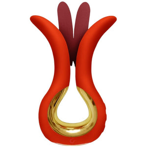 G-Vibe – Gvibe maxi vibrateur à deux embouts flexibles corail