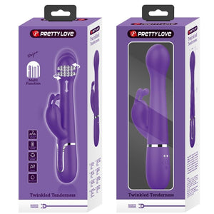Pretty Love – Dejon vibrateur rabbit 3 en 1 multifonction violet