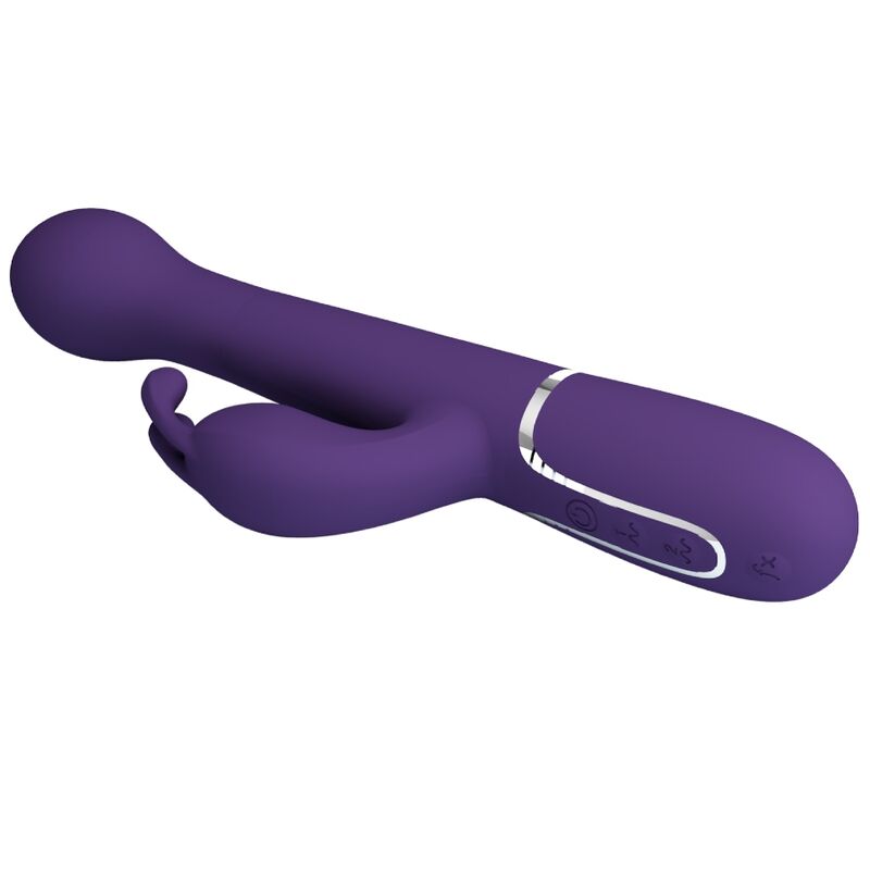 PRETTY LOVE - DEJON VIBRADOR KONIJN 3 IN 1 MULTIFUNCTIONELE MORADO
