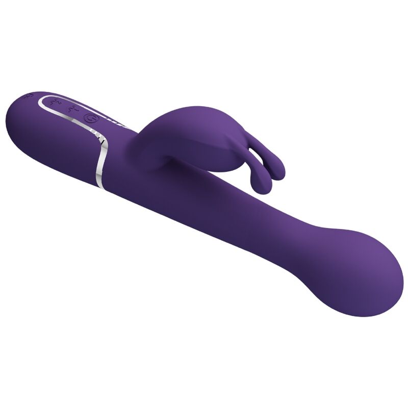 PRETTY LOVE - DEJON VIBRADOR KONIJN 3 IN 1 MULTIFUNCTIONELE MORADO