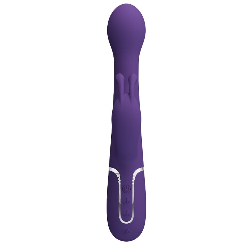 PRETTY LOVE - DEJON VIBRADOR KONIJN 3 IN 1 MULTIFUNCTIONELE MORADO