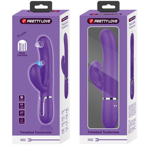 Pretty Love – Perlita vibrateur g-spot 3 en 1 multifonction violet