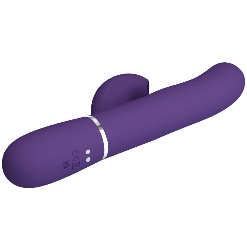 PRETTY LOVE - PERLITA VIBRADOR PUNTO G 3 IN 1 MULTIFUNCTIONELE MORADO