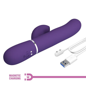 Pretty Love – Perlita vibrateur g-spot 3 en 1 multifonction violet