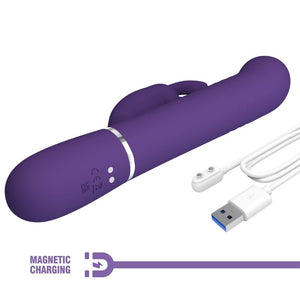 Pretty Love – Coale vibrateur rabbit 4 en 1 violet