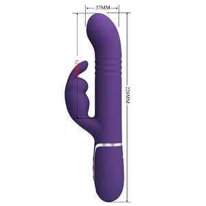 Pretty Love – Coale vibrateur rabbit 4 en 1 violet