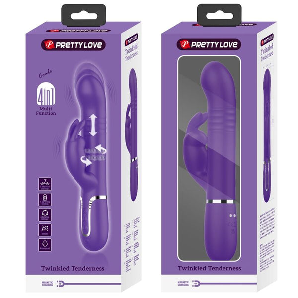 PRETTY LOVE - COALE VIBRADOR KONIJN 4 IN 1 MORADO