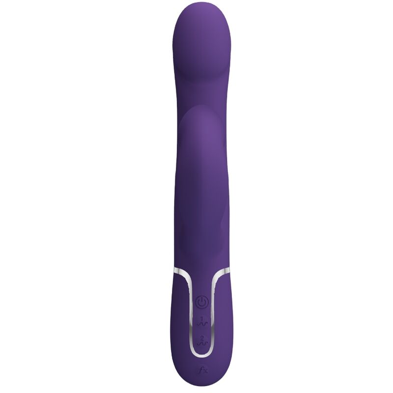 PRETTY LOVE - ZALIN VIBRADOR RABBIT PERLAS 4 IN 1 MORADO