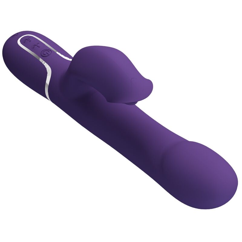PRETTY LOVE - ZALIN VIBRADOR RABBIT PERLAS 4 IN 1 MORADO