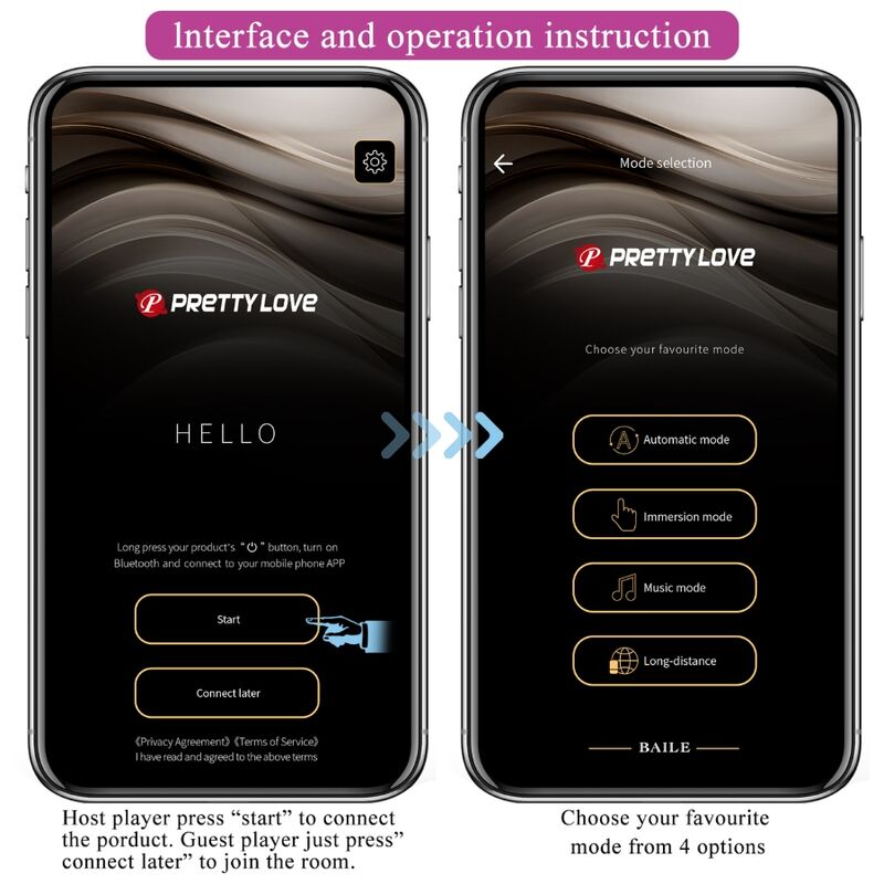 PRETTY LOVE - HECTOR VIBRADOR ELECTROSHOCK FREE APP VIOLETA