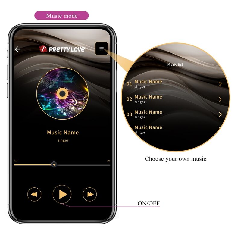 PRETTY LOVE - HECTOR VIBRADOR ELECTROSHOCK FREE APP VIOLETA