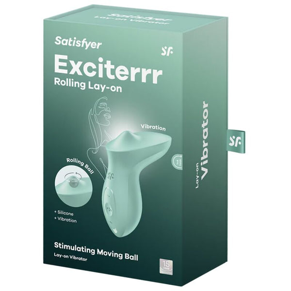 Satisfyer – Vibrateur exciterrr à poser sur le clitoris menthe