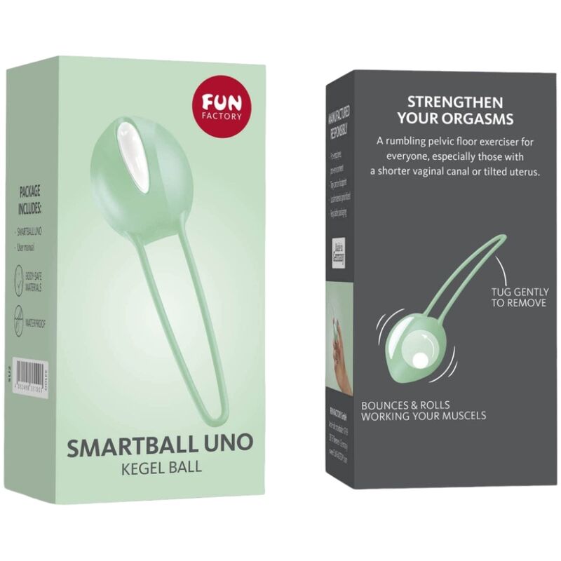 Fun Factory – Smartball uno balle pelvienne blanche / vert pistache