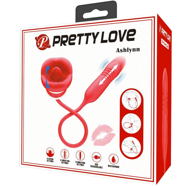 Pretty Love – Ashlynn masturbateur bouche rouge