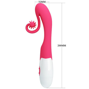 Romance – Vibrateur et stimulateur 30 vitesses rose