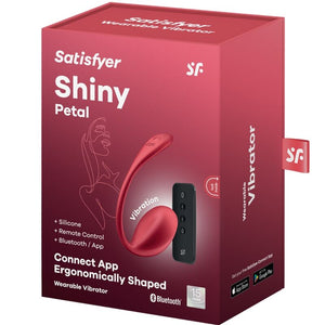 Satisfyer – Shiny petal stimulateur à télécommande à distance g point rouge application gratuite