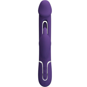 Pretty Love – Vibrateur multifonction 3 en 1 kampas rabbit avec langue violet