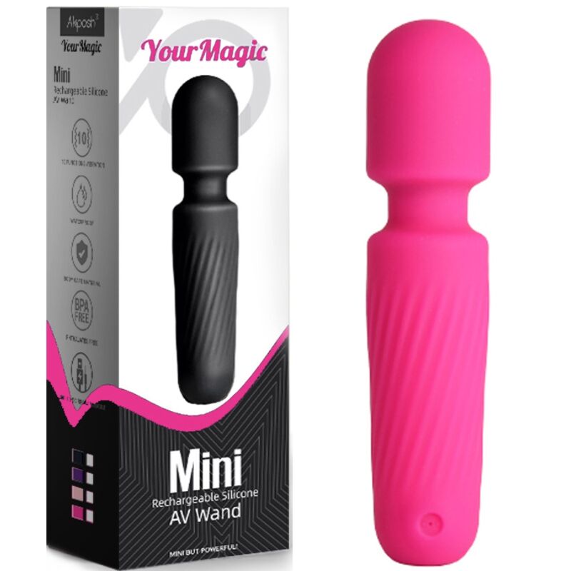 Armony – Your magic masseur & vibrateur rechargeable 10 vibrations rose