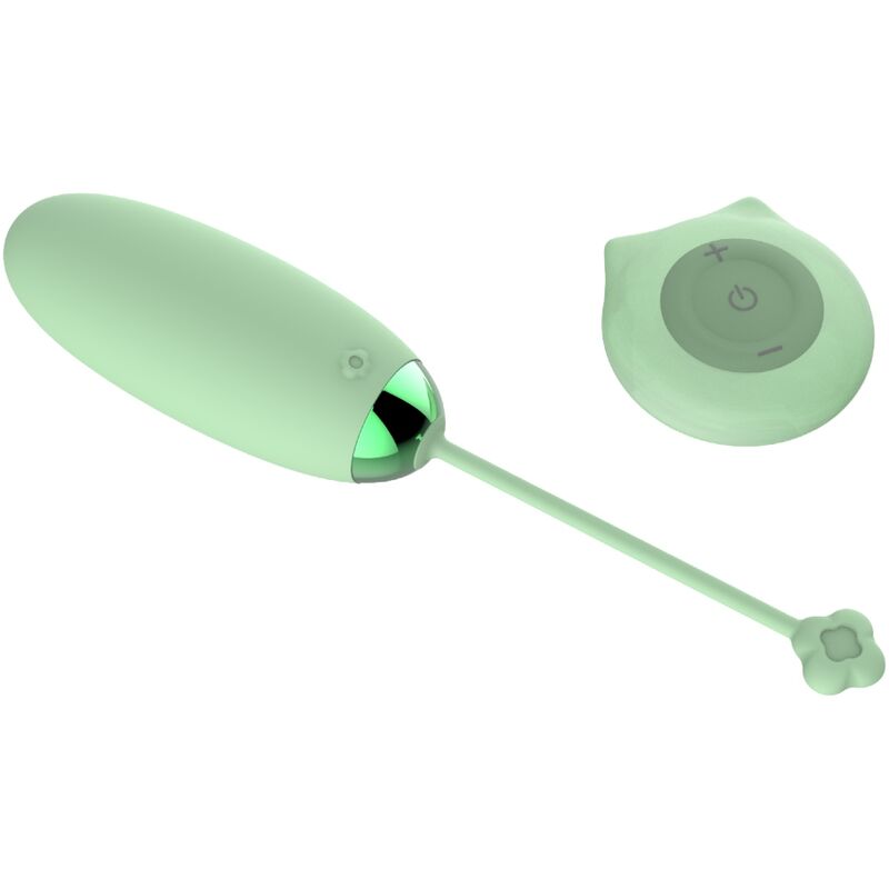 ARMONY - KITTY FUN HUEVO VIBRADOR CONTROLE AFSTANDSBEDIENING 10 VIBRACIONES GROEN