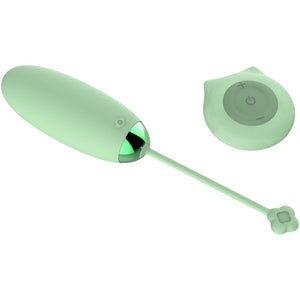 Armony – Kitty fun egg vibrateur télécommande 10 vibrations vert