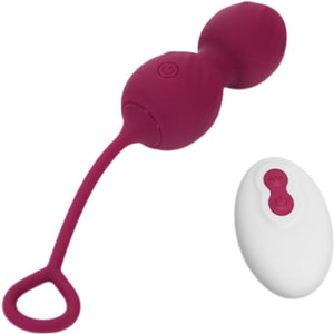 Armony – Blossoms haltère vaginale vibration télécommande 10 vibrations rouge foncé