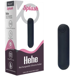 Armony -splash hehe vibrateur bullet silicone 10 vibrations 65 x 15 cm noir