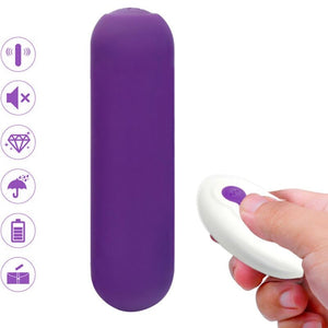 Armony – Splash joie vibrateur bullet télécommande en silicone 10 vibrations 75 x 19 cm violet
