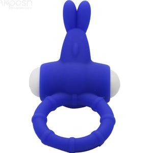 Armony – Ms bunny anneau vibrateur silicone bleu