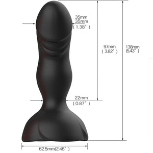 Armony – Extreme a bloom vibrateur rose et plug anal télécommande noir