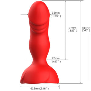 Armony – Extreme a bloom vibrateur rose et plug anal télécommande rouge