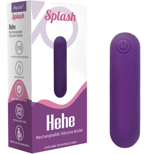 Armony – Splash hehe vibrateur bullet silicone 10 vibrations 65 x 15 cm violet