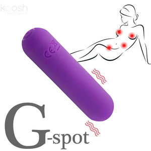 Armony – Splash joline vibrateur bullet télécommande en silicone 10 vibrations 6.5 x 1.5 cm violet
