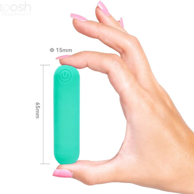 ARMONY - SPLASH JOLINE BALA VIBRADORA SILICONE CONTROL REMOTO 10 VIBRACIONES 65 X 15 CM GREEN