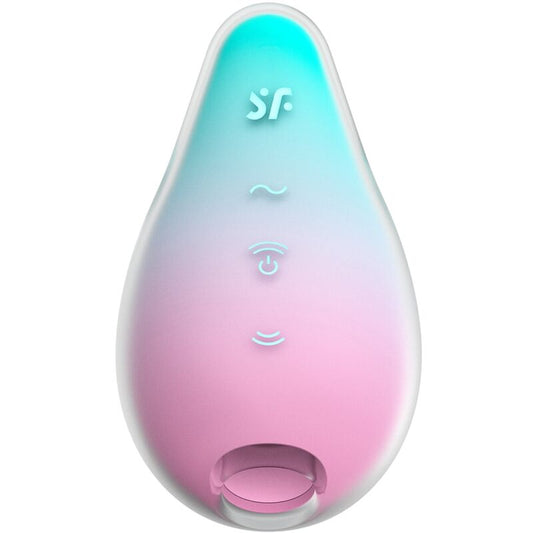 SATISFYER - MERMAID VIBES ESTIMULATOR &amp; VIBRADOR MENTA Y ROSA