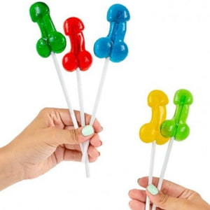 SecretPlay – Affichage assortiment de sucettes pénis avec alcool 40 unités