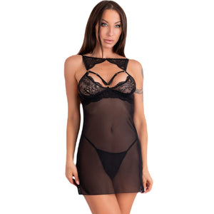 Livco Corsetti Fashion – Krolina lc 90734 chemise + string noir