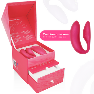 We-Vibe – Vibrateur chorus pour couples avec commande de squeeze rose