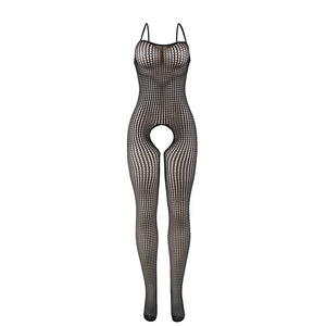 Subblime – 951726 bodystocking noir en résille élastique sans fourrure taille unique